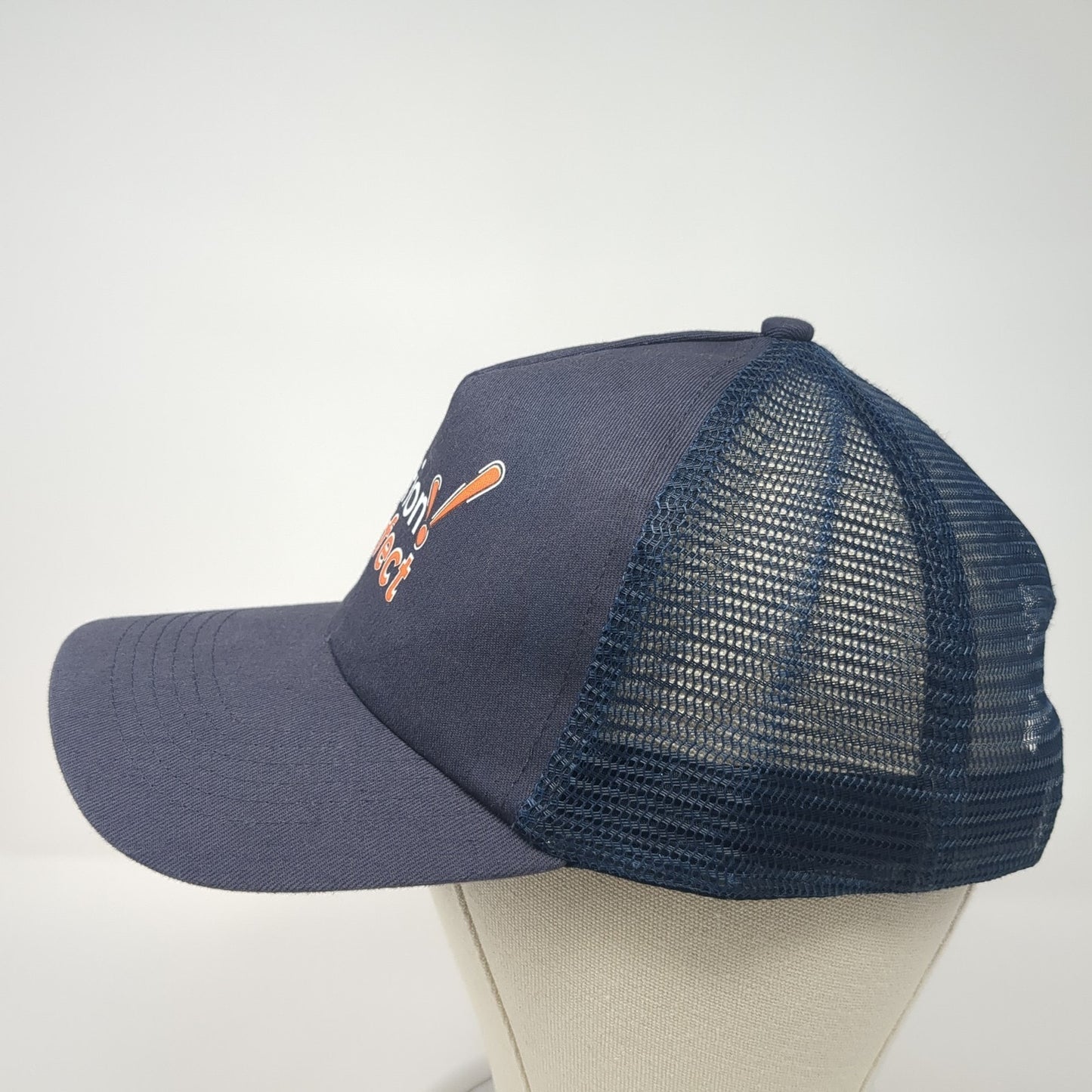 The Ignition Effect Snapback Trucker Hat Blue One Size Mesh Back Hit
