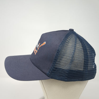 The Ignition Effect Snapback Trucker Hat Blue One Size Mesh Back Hit