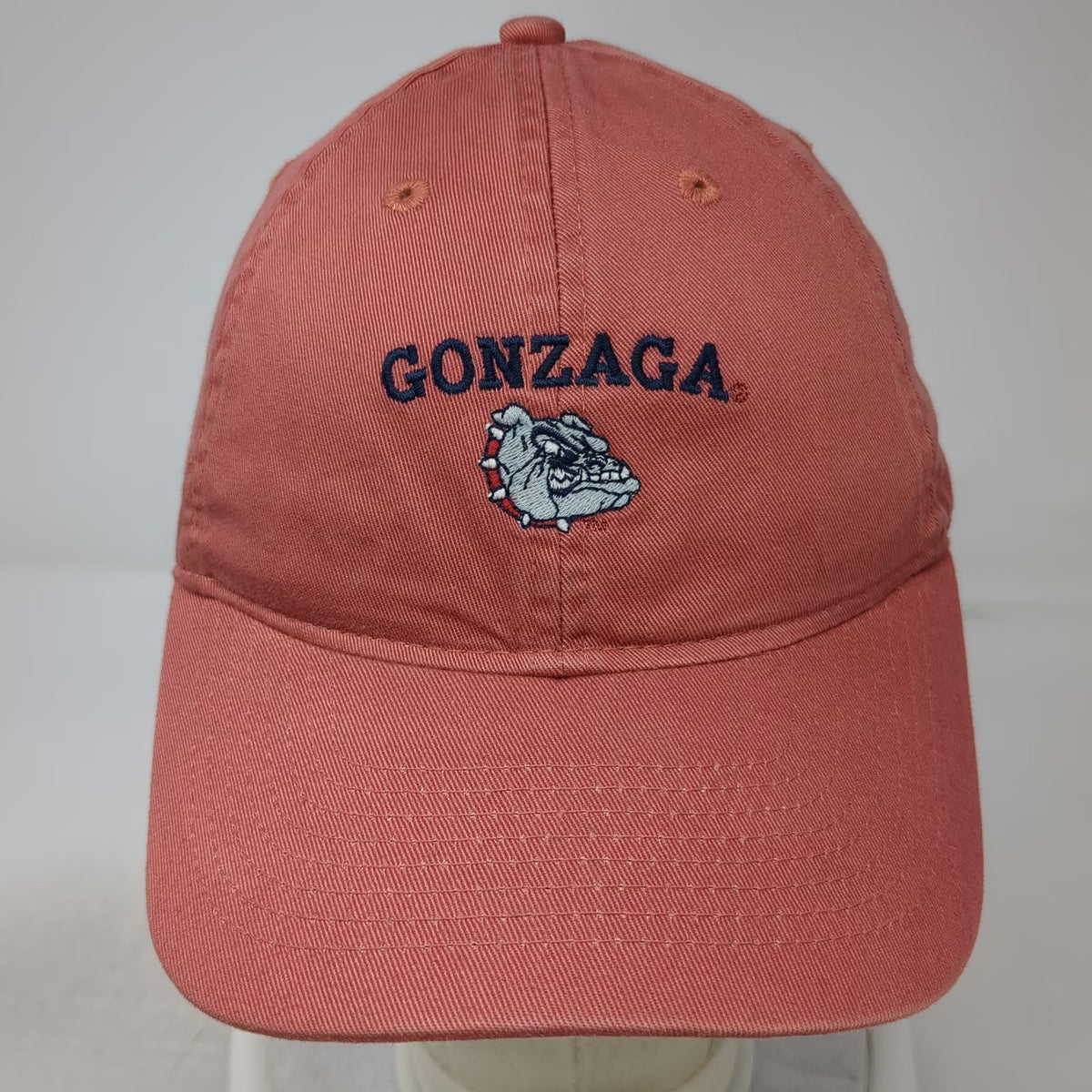 Gonzaga Bulldogs NCAA Legacy Cap Red One Size Embroidered Bulldog Mascot Logo