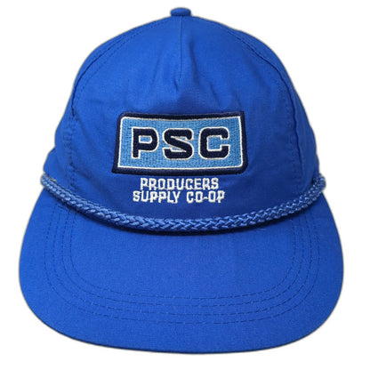 Sportcap 5 Panel Blue One Size Producers Supply Co-Op Rope Front Hat