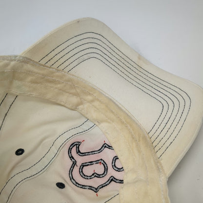 Boston Red Sox MLB '47 Twins Baseball Cap Beige XL Contrast Stitching Fitted Hat