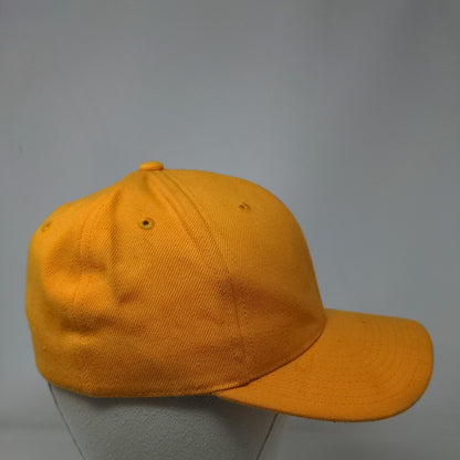 Infinity Trading Fitted Hat Yellow Size 7 Solid 6 Panel Vent Holes Blank