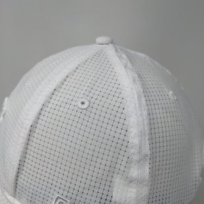 ONE Donecall Strapback Hat White One Size Adjustable Embroidered Dome Hats