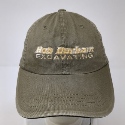 Bob Durham Excavating Strapback Hat Brown One Size Port Authority