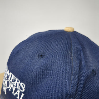 Farmers National Bank Snapback Hat Multi One Size Adjustable Colorblock
