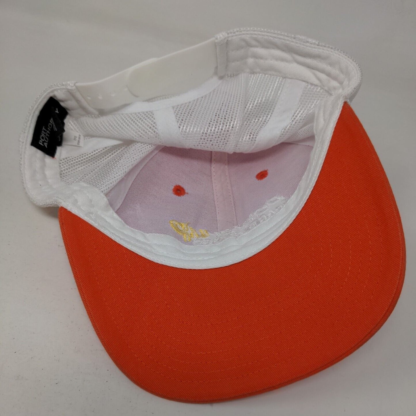 Power Up Spartanburg Snapback Mesh Back Trucker Hat Orange One Size