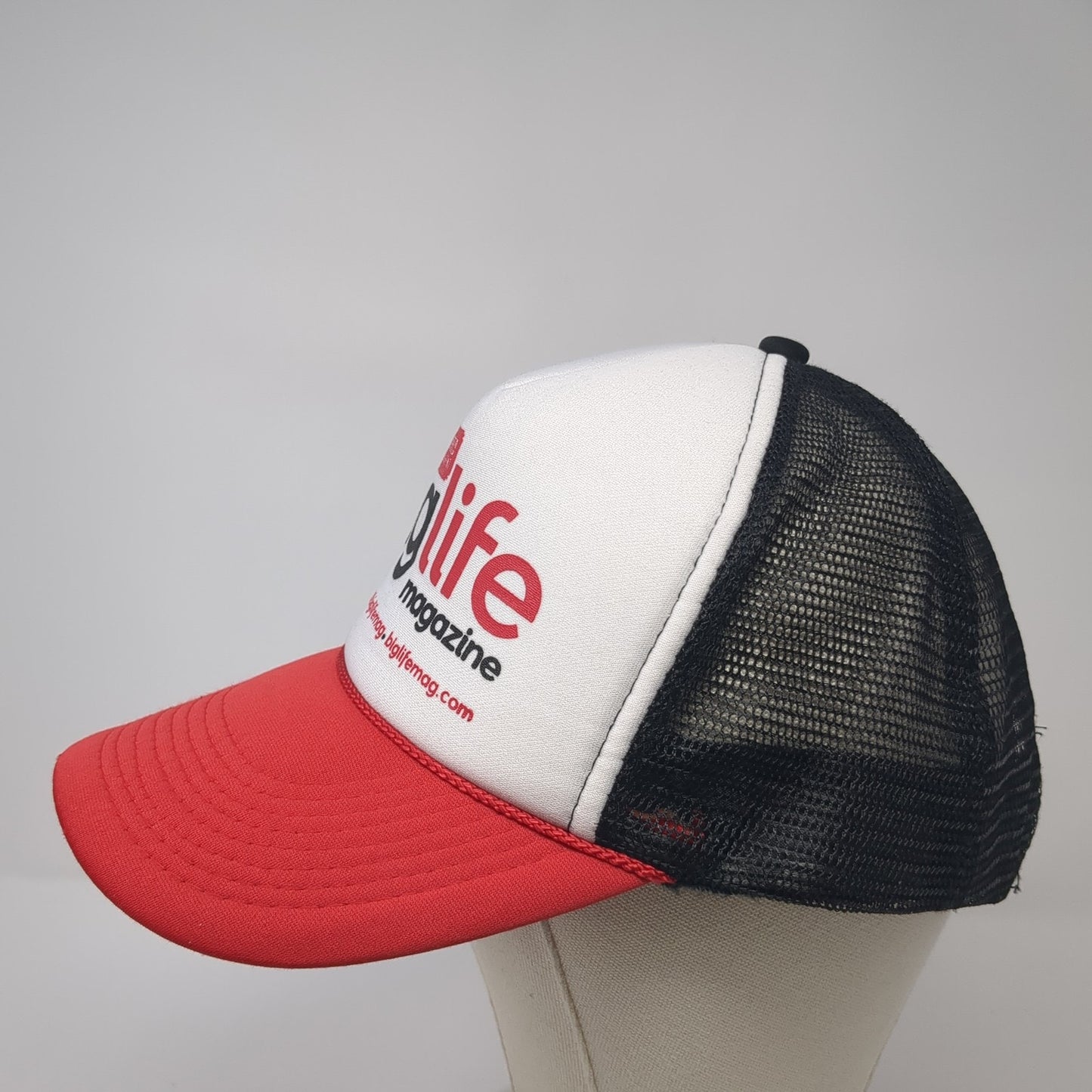 BigLife Magazine Snapback Mesh Back Trucker Hat Multi One Size Otto