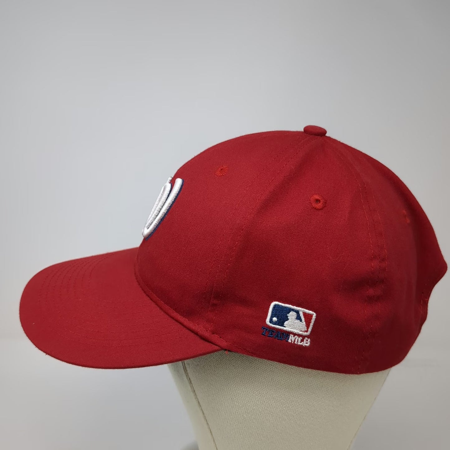 Washington Nationals MLB OC Sports Baseball Cap Red One Size Strapback Logo Hat