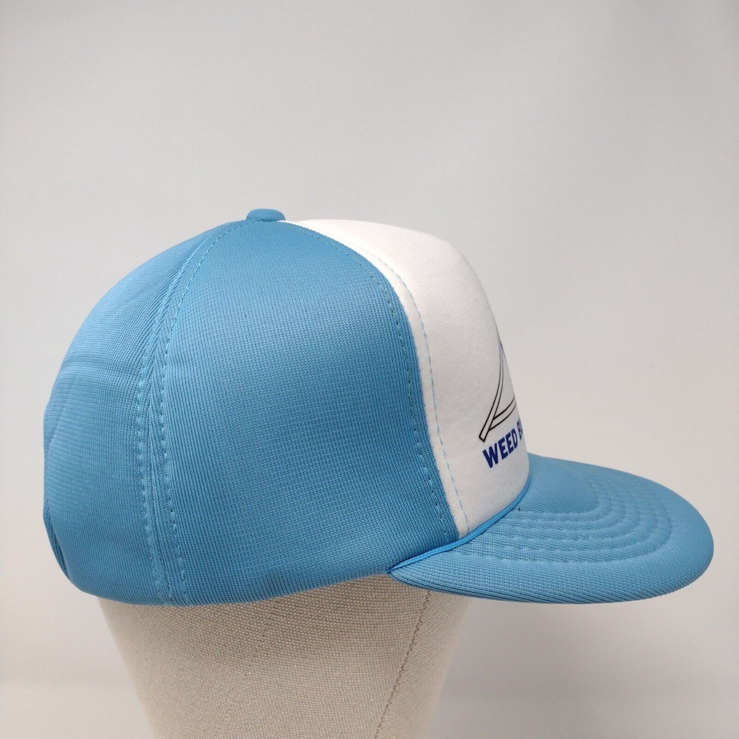 Weed Building Supply Snapback Hat Blue OSFA Adjustable Vernon Headliner