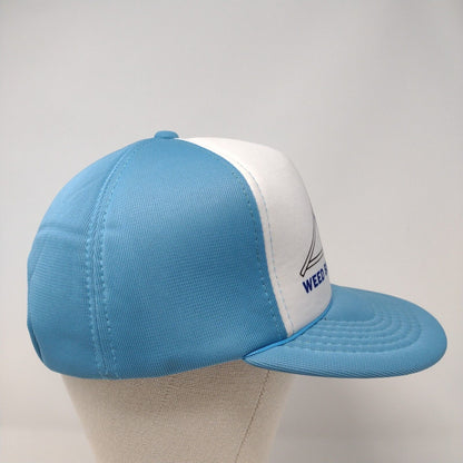 Weed Building Supply Snapback Hat Blue OSFA Adjustable Vernon Headliner