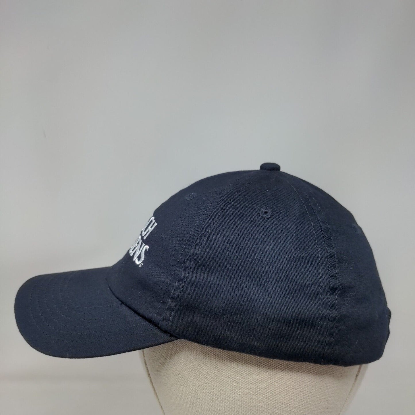 Busch Gardens Slideback Hat Blue One Size Embroidered Adjustable 6 Panel