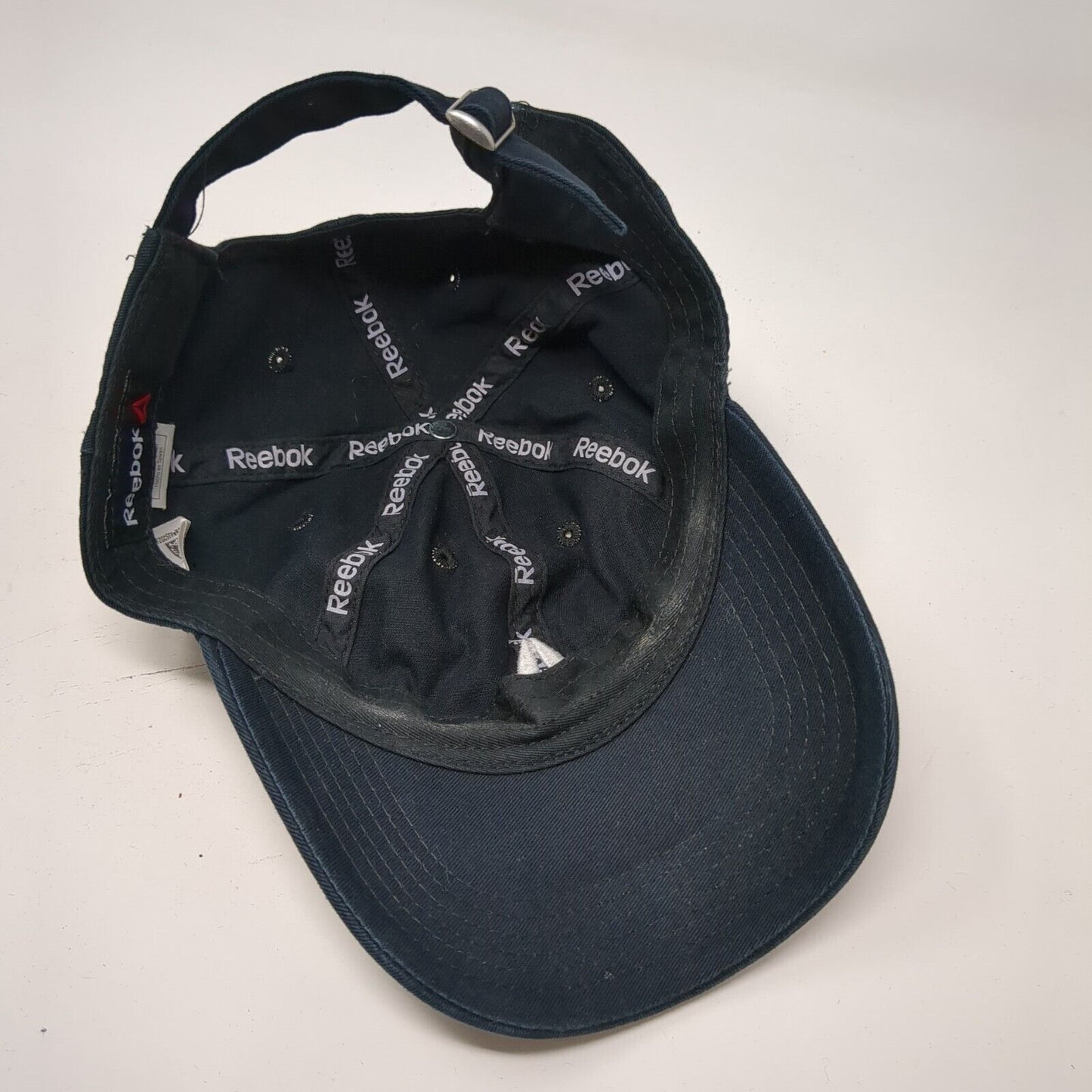 Reebok Slideback Hat Blue One Size Adjustable Embroidered 6 Panel Cotton