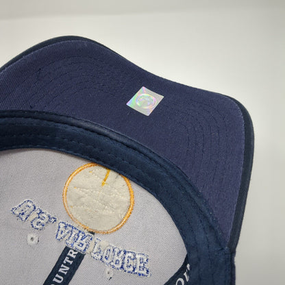 US Air Force Veteran Strapback Hat Blue OSFM Solid Duty Honor Country