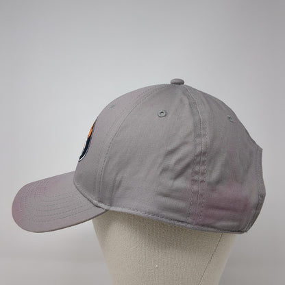 Lazy Bear Ranch Strapback Hat Gray One Size Adjustable Embroidered Otto