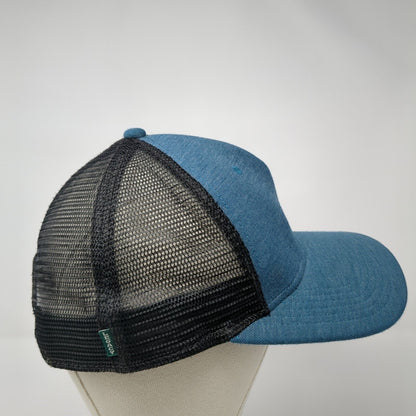 Bahama Mama's Surf Shop Snapback Trucker Hat Blue One Size Mesh Back