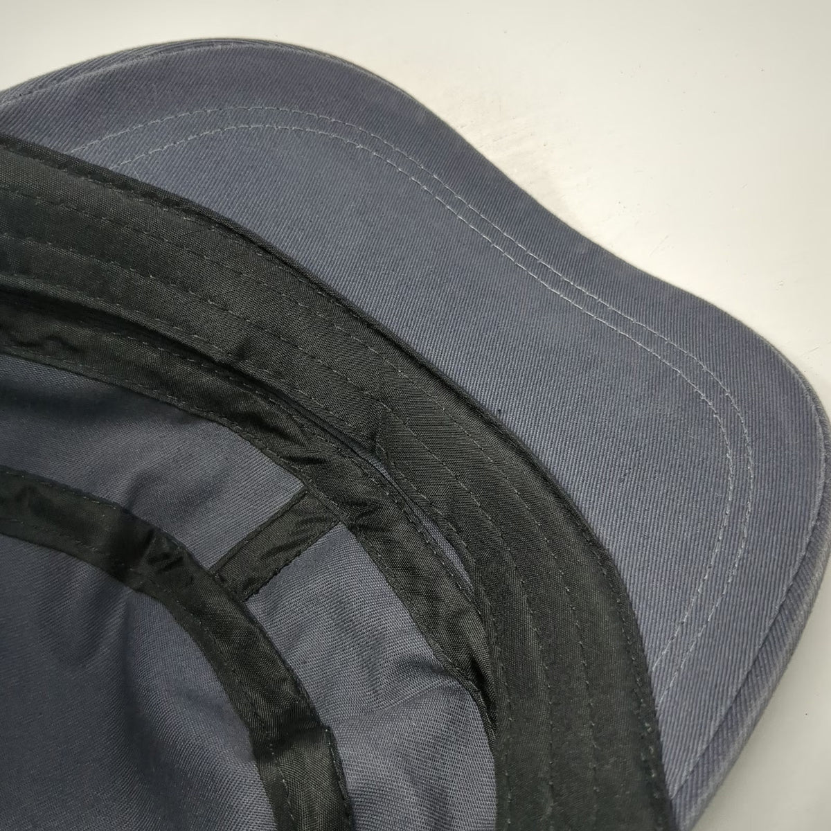 Army Cap Gray Hat One Size Strapback Cotton Solid Plain Military Cadet Style
