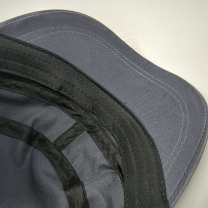 Army Cap Gray Hat One Size Strapback Cotton Solid Plain Military Cadet Style