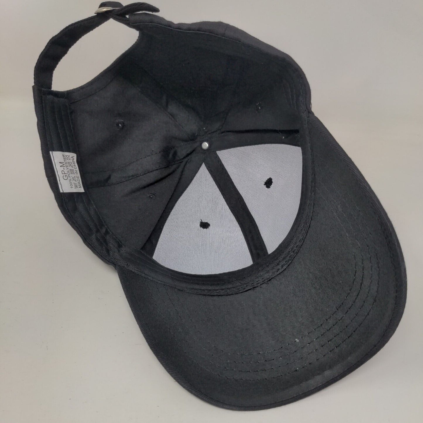 Chill Vibes Slideback Hat Black Size GP-M Adjustable Vented Holes 6 Panel