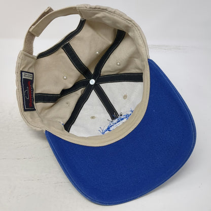 Richardson Baseball Cap Beige Blue One Size Holladay Engineering Strapback Hat