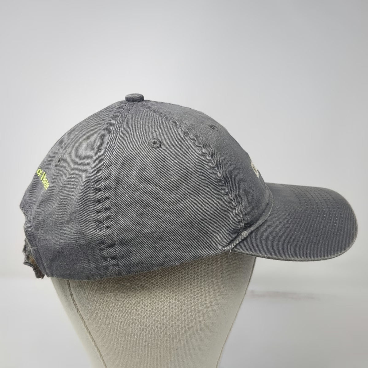 Port & Company Baseball Cap Gray One Size Strapback DaBella Butterfly Logo Hat