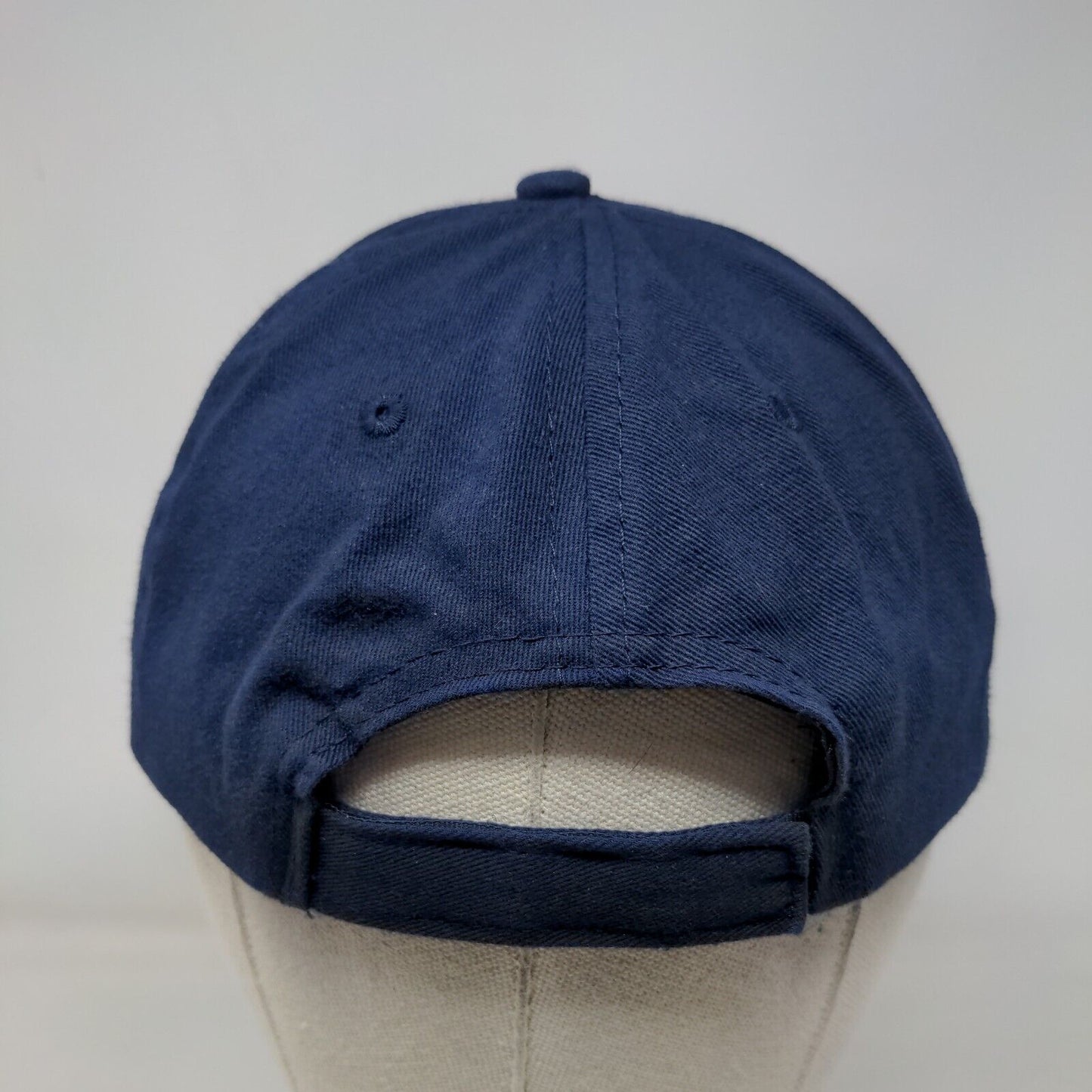 One Happy Island Aruba Strapback Hat Blue One Size Adjustable Embroidered Cotton