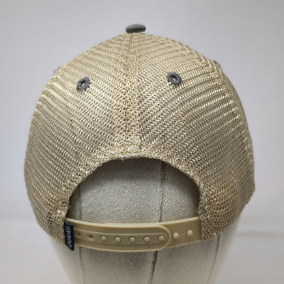 Ouray Trucker Hat Gray Beige One Size Mesh Snapback Patch AgRisk Advisors