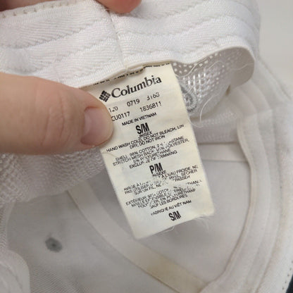 Fish American Flag Fitted Mesh Back Trucker Hat Multi S/M Columbia PFG Fishing