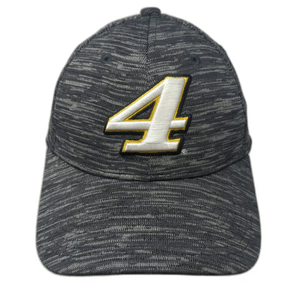 New Era Snapback Hat Gray OSFM Kevin Harvick NASCAR 4 Heathered 9FORTY Racing