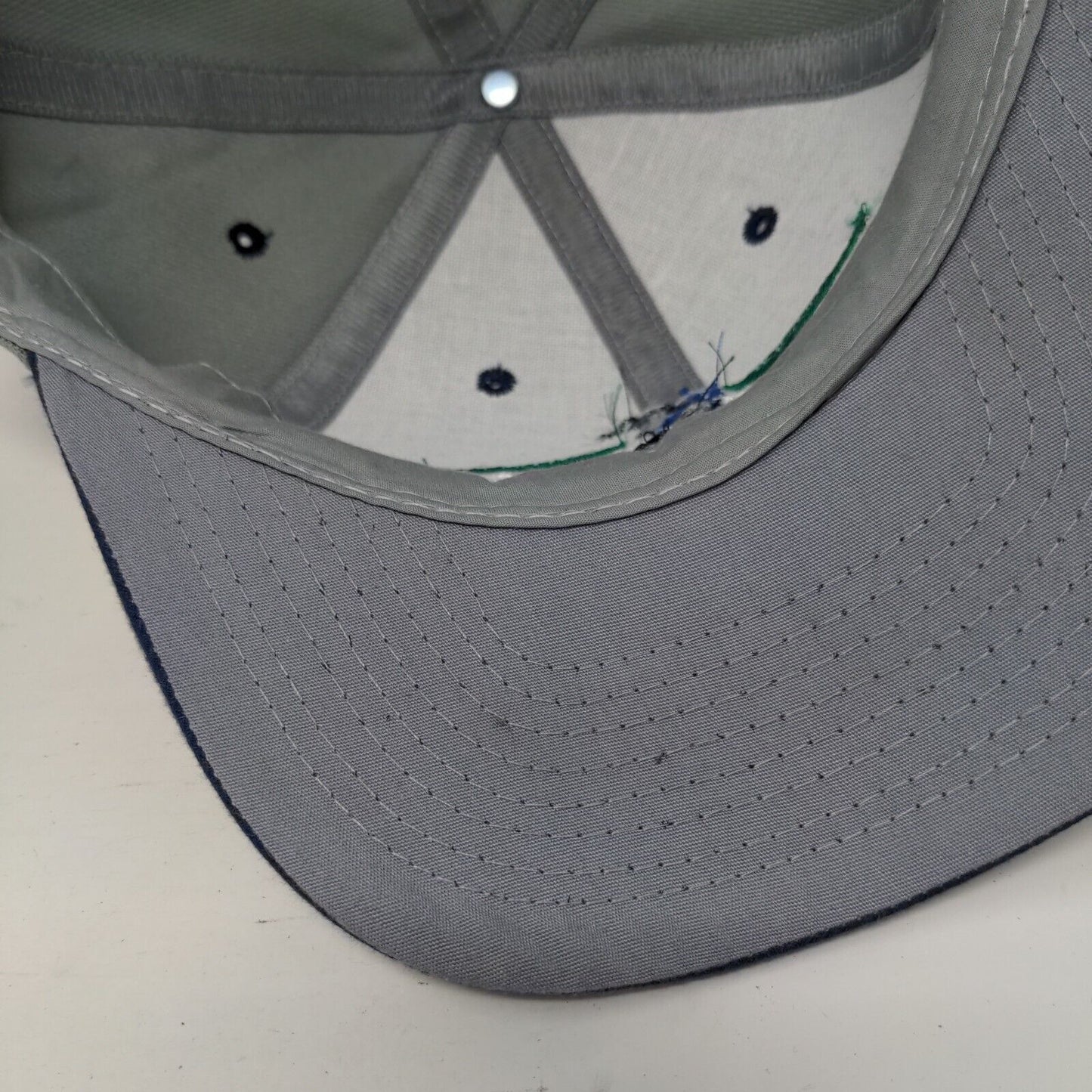 Pto. Vallarta Mexico Strapback Hat Gray One Size Embroidered 6 Panel