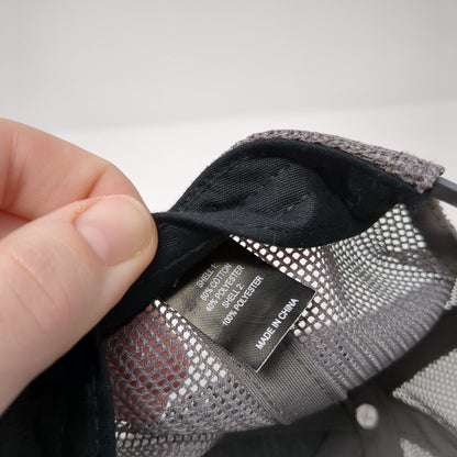 Richardson Snapback Mesh Back Trucker Hat Black One Size Blank 6 Panel