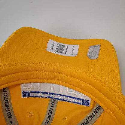 St Louis Blues NHL Fanatics Yellow Cap OSFM Adjustable Pro Logo Hat Blue White