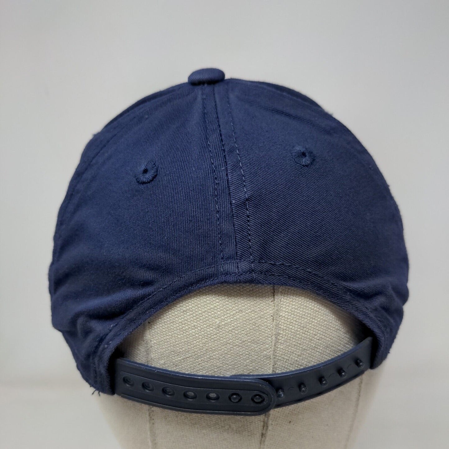 American Flag Snapback Hat Blue Large Embroidered Adjustable Gymboree