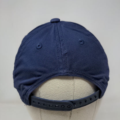 American Flag Snapback Hat Blue Large Embroidered Adjustable Gymboree