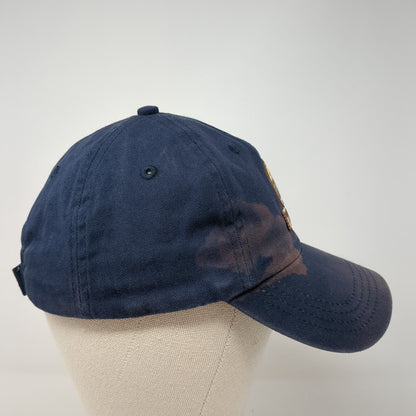Top Of The Rock Patch Strapback Hat Blue Small Adjustable Imperial