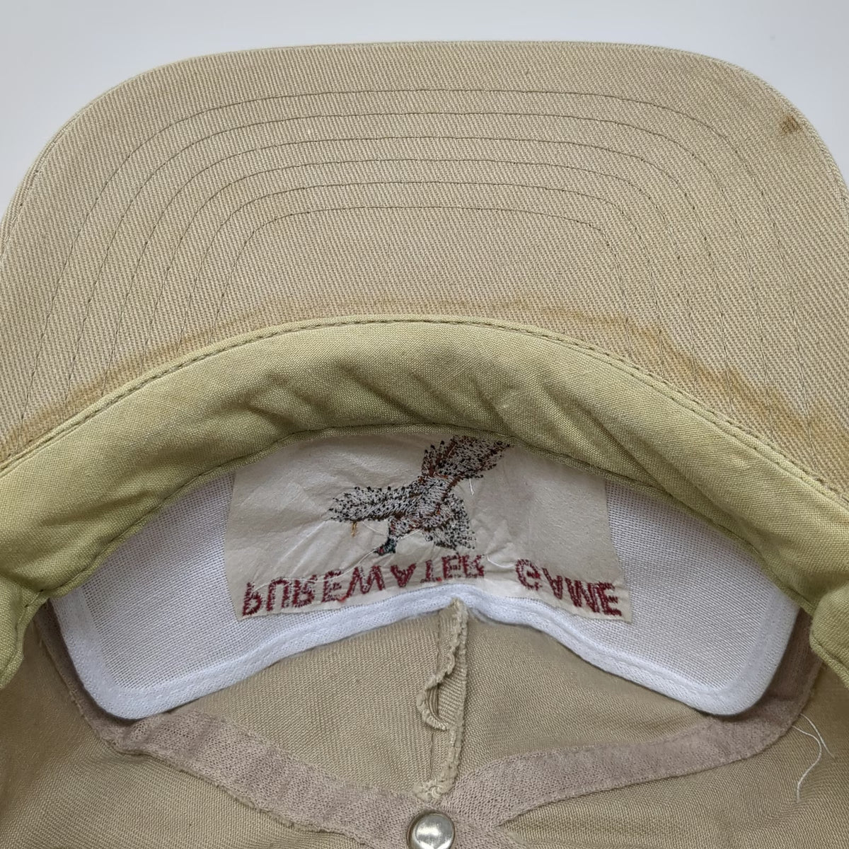 Kkapz 5 Panel Beige One Size Purewater Game Pheasant Rope Snapback Hat Hunting