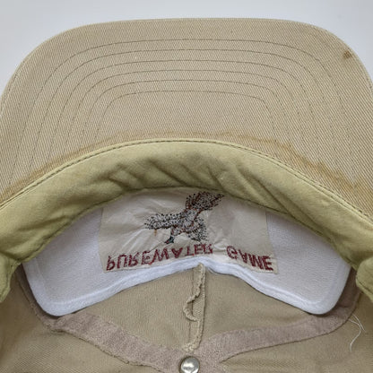 Kkapz 5 Panel Beige One Size Purewater Game Pheasant Rope Snapback Hat Hunting