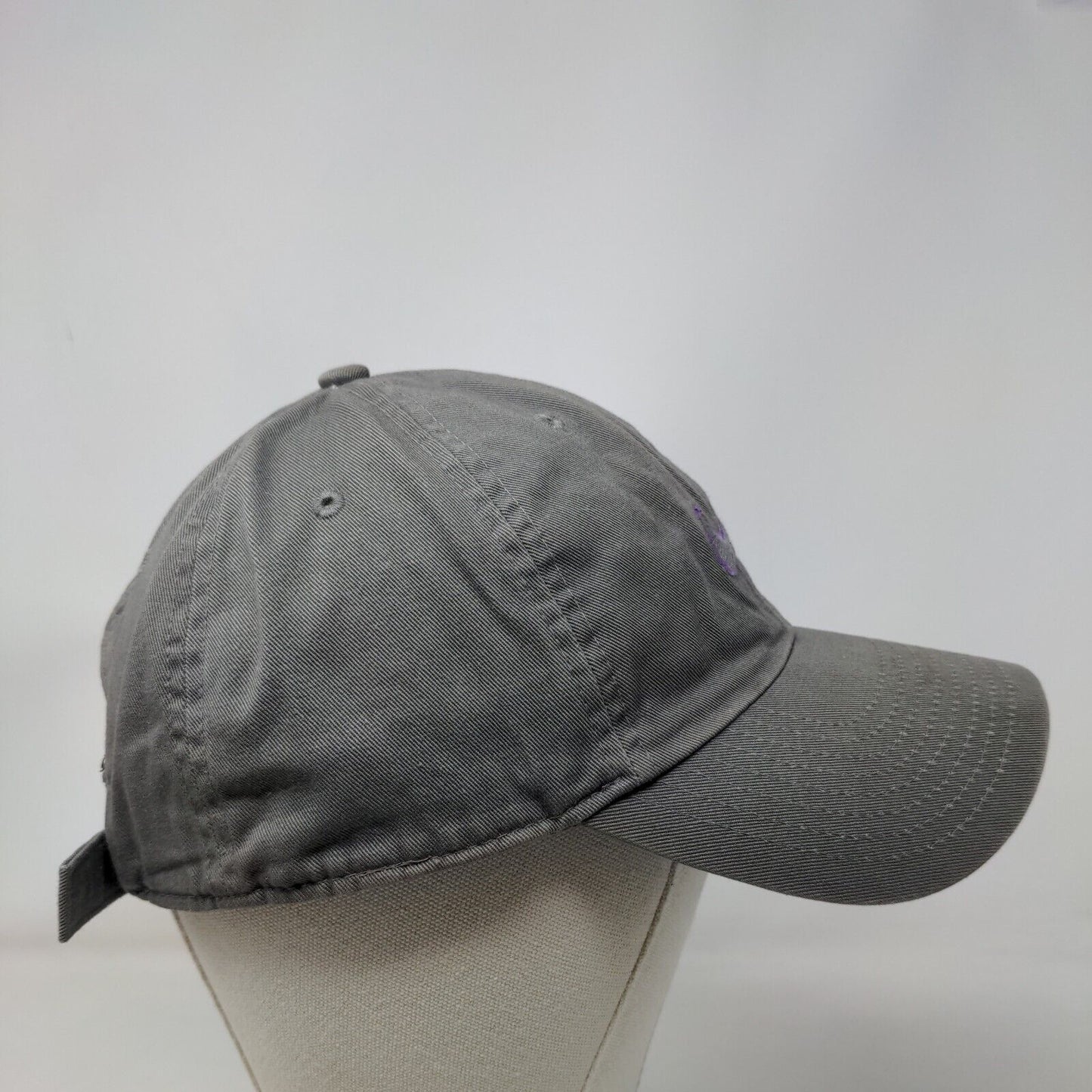 Nike Swoosh Slideback Hat Gray OSFM Embroidered S1ZE Heritage 86