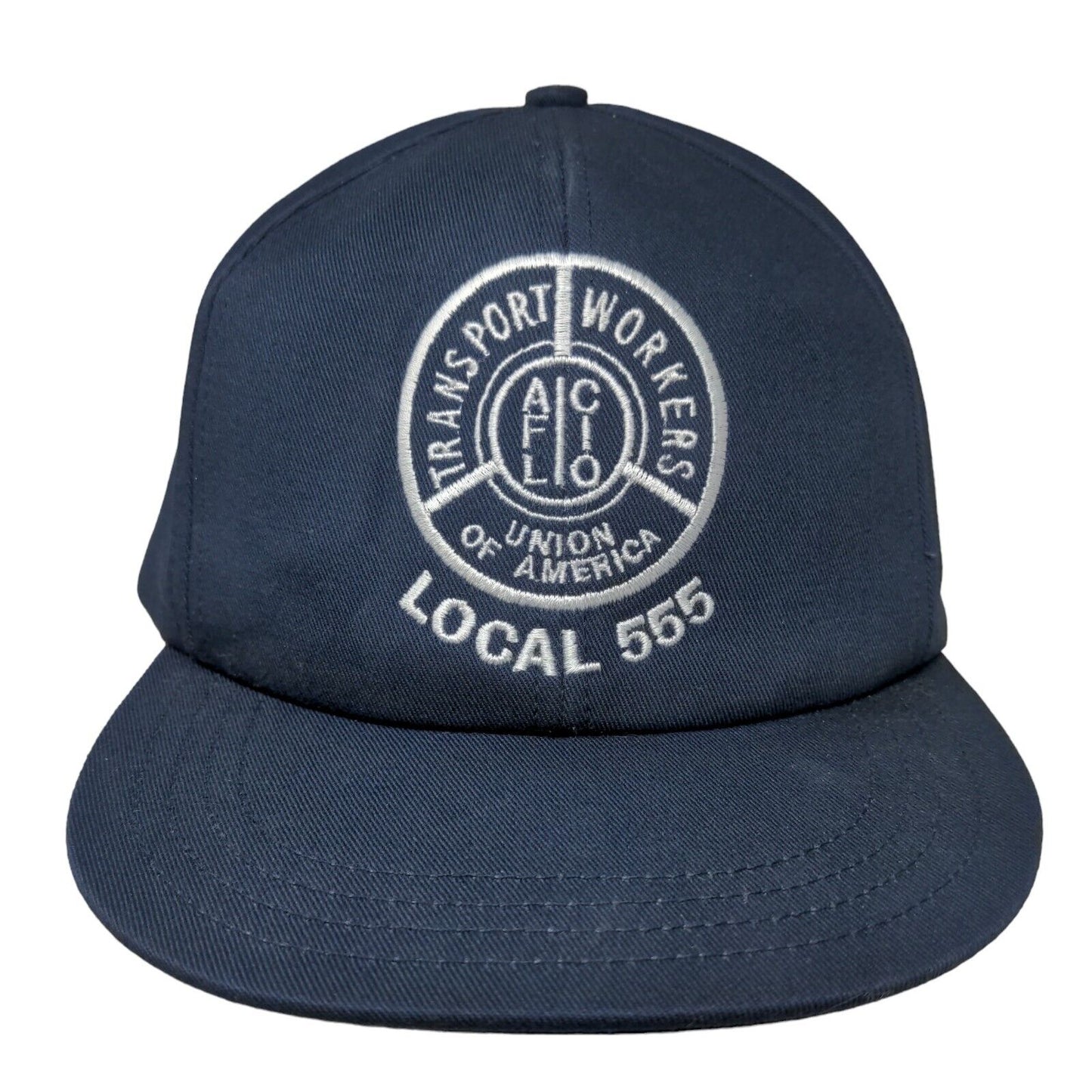 Transport Workers Union of America Local 555 Strapback Hat Blue One Size