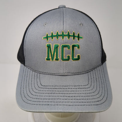 MCC Snapback Trucker Hat Gray One Size Mesh Back Embroidered NV Caps