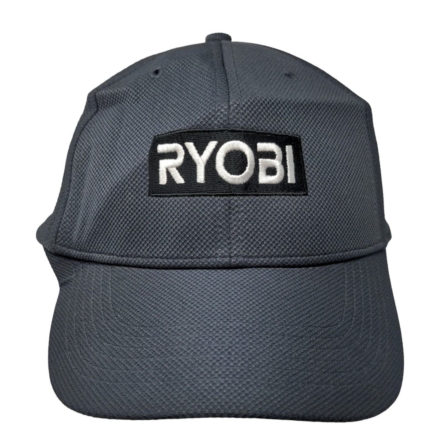 RYOBI Snapback Hat Gray One Size Adjustable Embroidered 6 Panel Sport-Tek