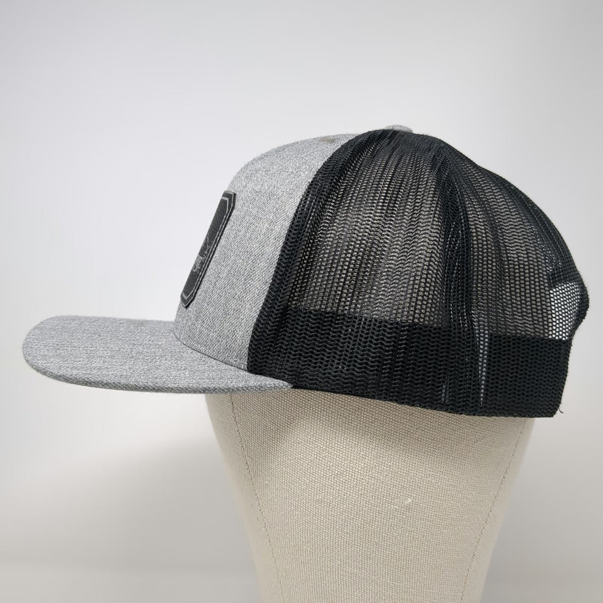 Richardson Trucker Hat Gray Black One Size BuckSwag Outdoors Mountain Snapback