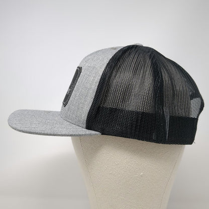 Richardson Trucker Hat Gray Black One Size BuckSwag Outdoors Mountain Snapback