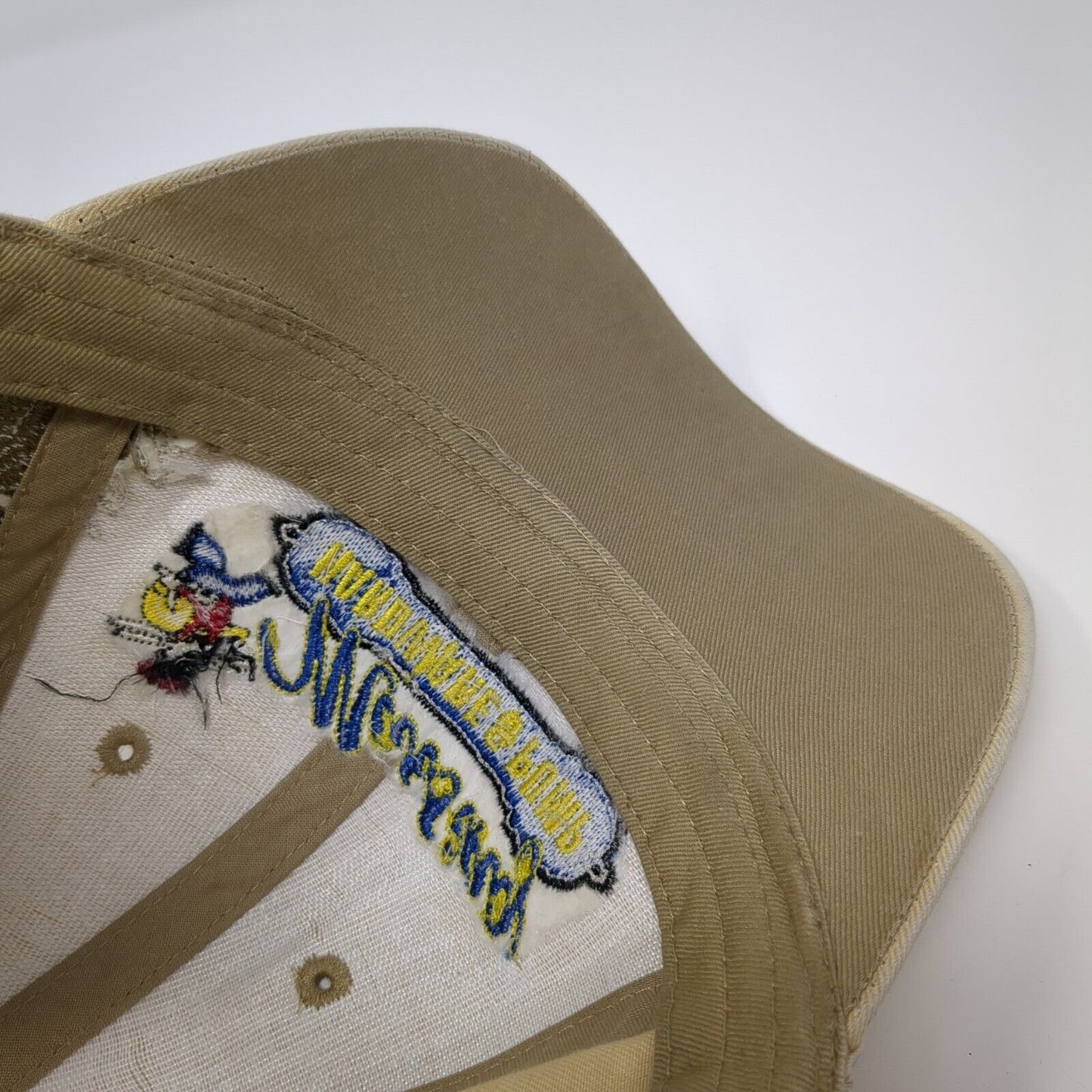 Marsing Hardware & Pump Strapback Hat Tan One Size Embroidered Dri Duck