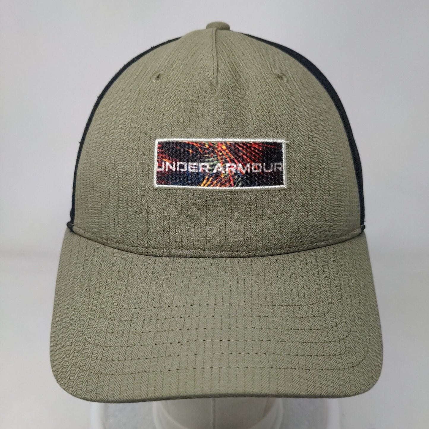 Under Armour Snapback Mesh Back Trucker Hat Multi One Size Colorblock