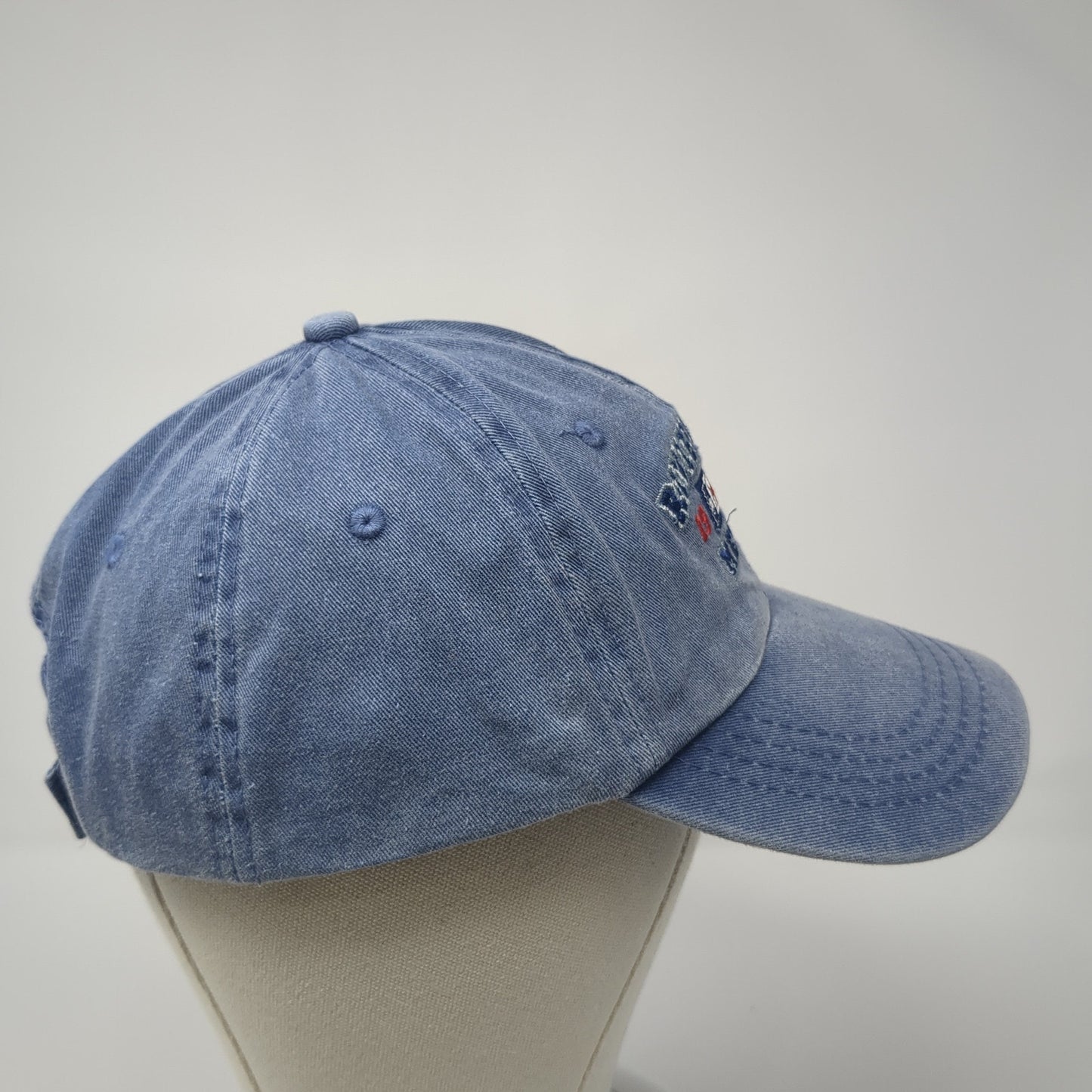 Riviera Maya Mexico Strapback Hat Blue One Size Embroidered 6 Panel