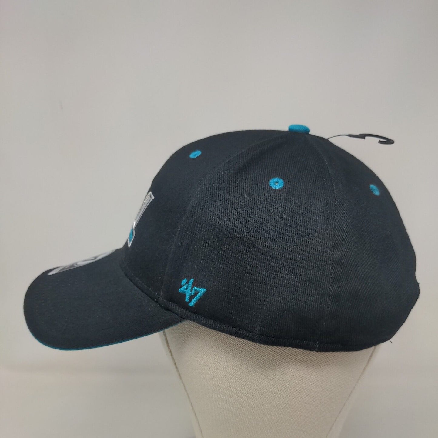 '47 Brand MVP Men's Strapback Hat Black OSFA Embroidered Super Bowl LIV