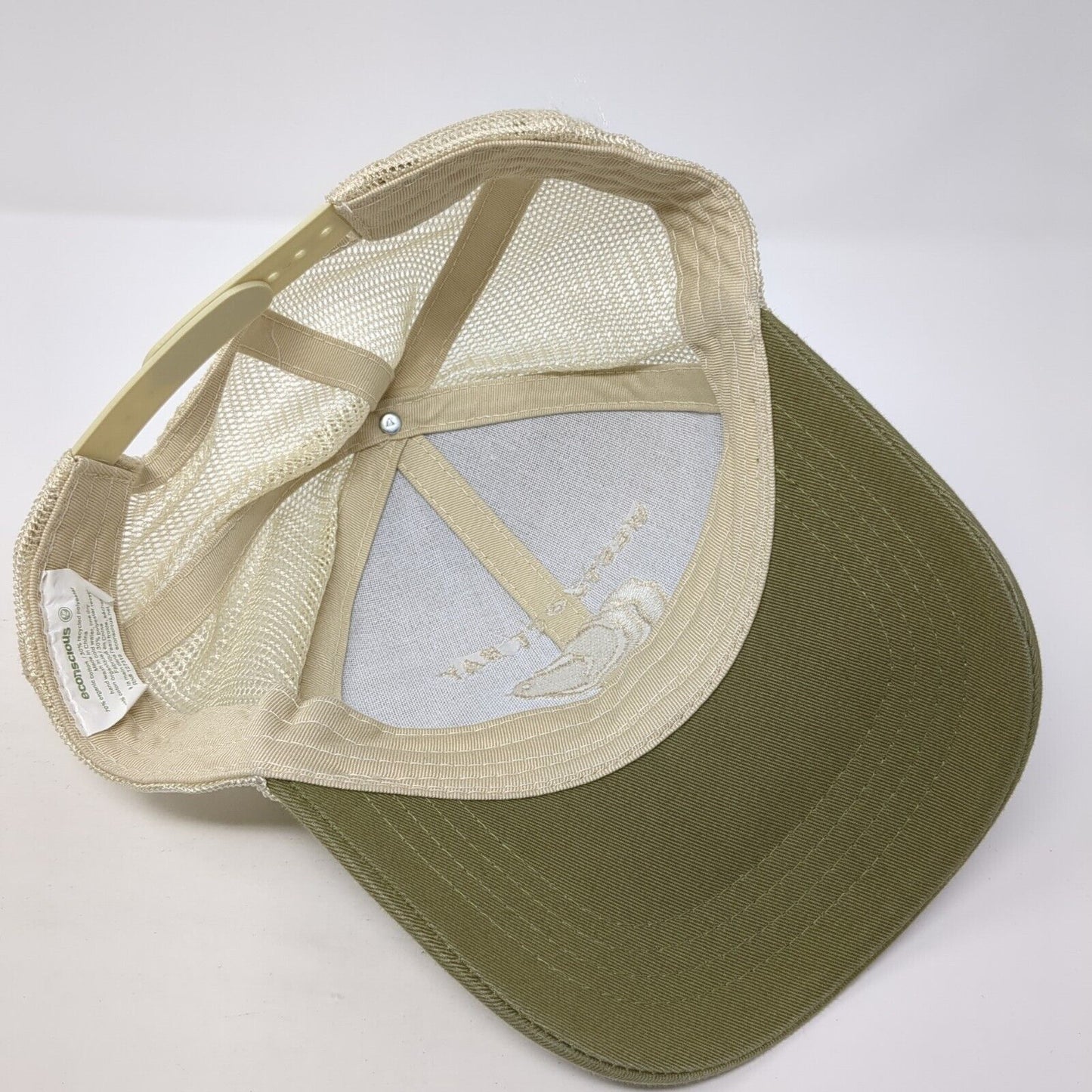 Westcott Bay Shellfish Co. Snapback Trucker Hat Green One Size Mesh Back