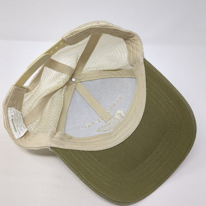 Westcott Bay Shellfish Co. Snapback Trucker Hat Green One Size Mesh Back