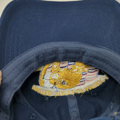 Baseball Cap Blue One Size 250th Anniversary USA Flag Liberty Bell Eagle Hat