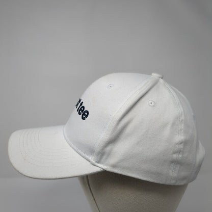 First Tee Idaho Strapback Hat White One Size Adjustable Embroidered 6 Panel